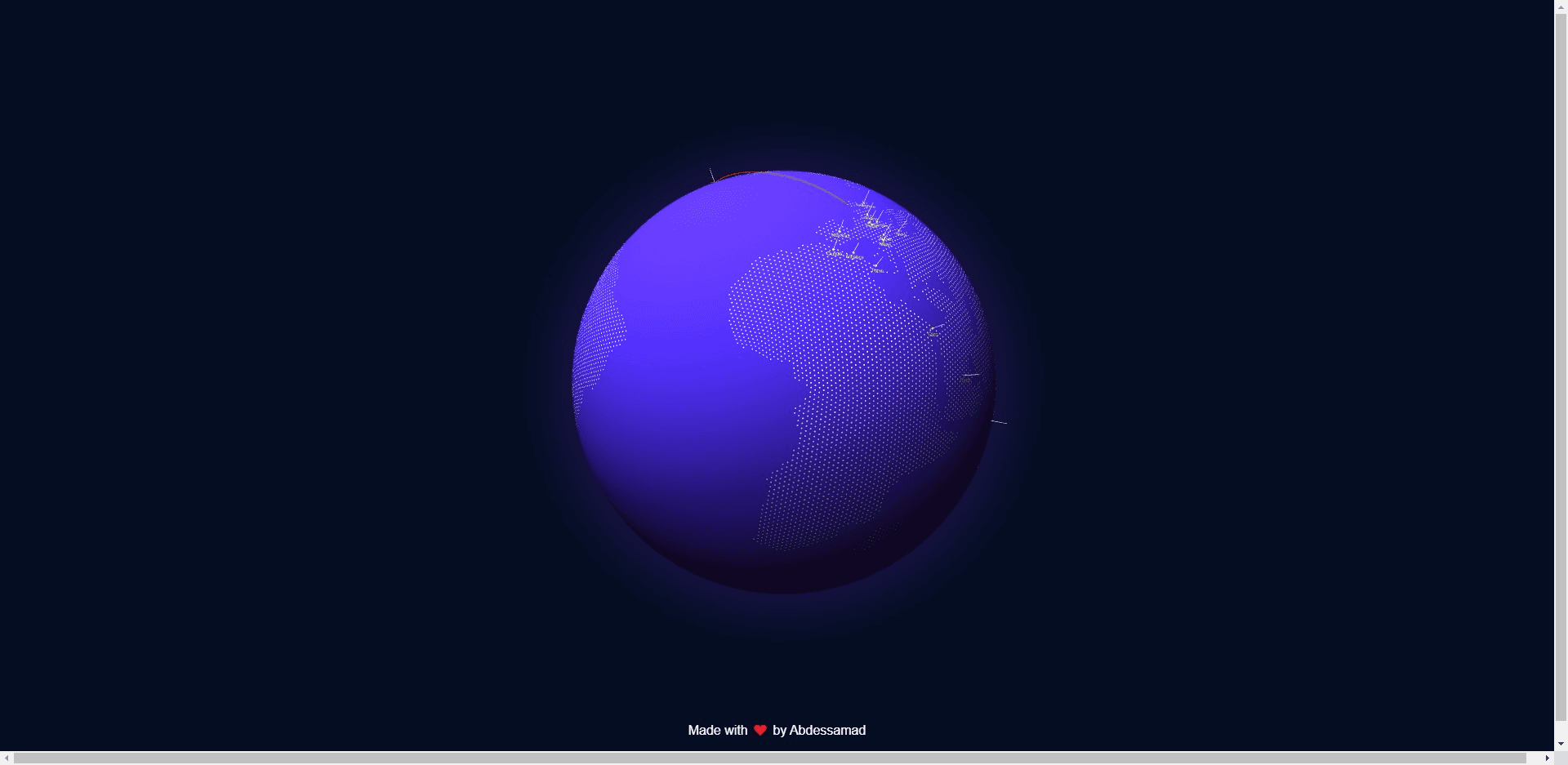 Github globe clone
